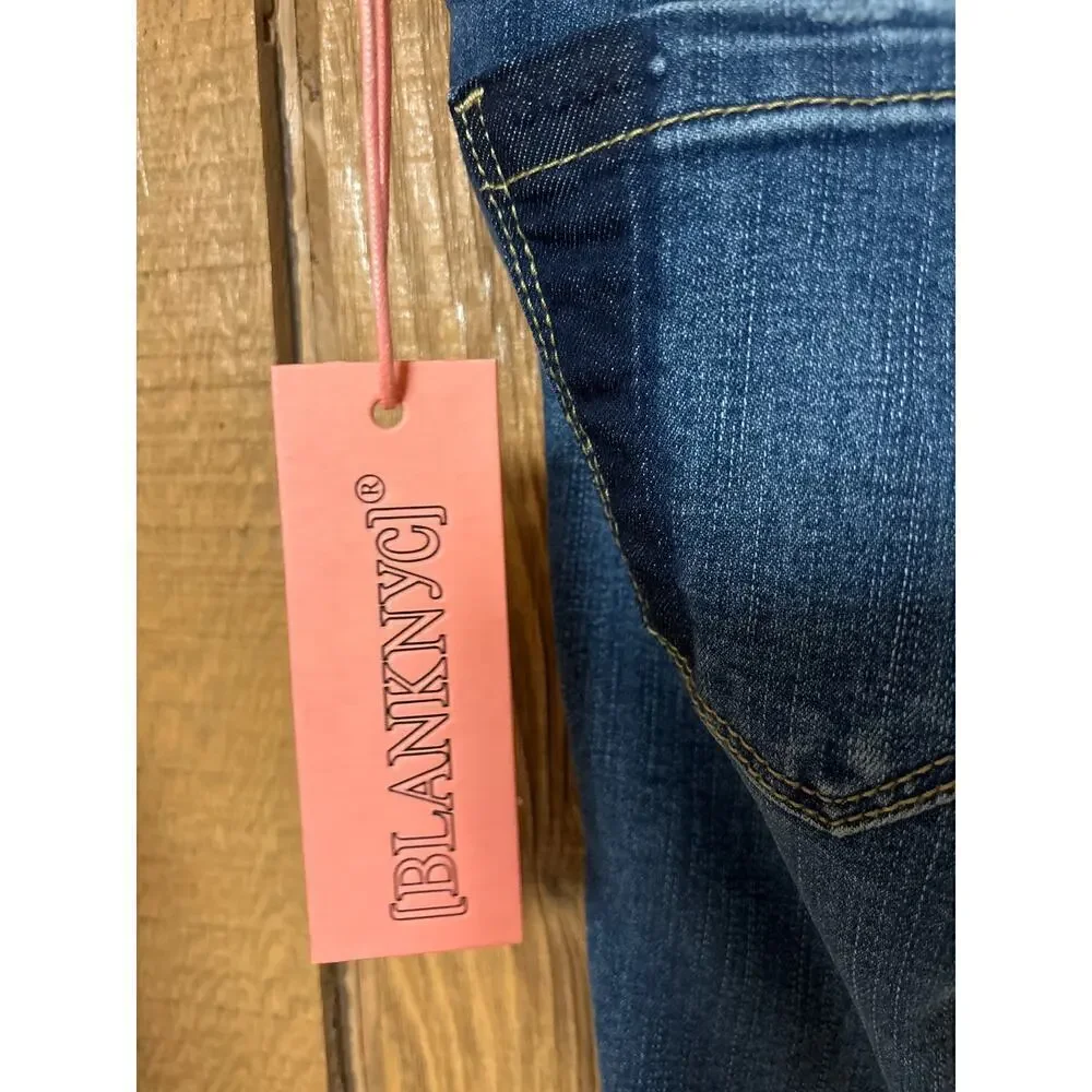 Blank NYC Girls The‎ Mini Mercer distressed multi media skinny Jeans NWT Size 7
